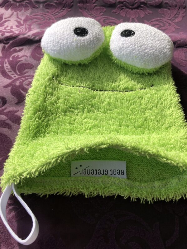 Waschhandschuh Frosch Grün - Image 3