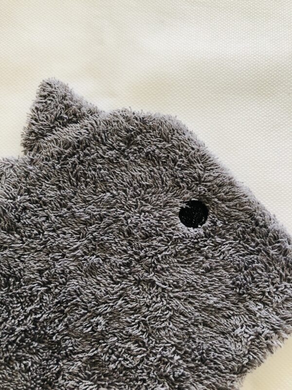 Waschhandschuh Drachen grau - Image 3