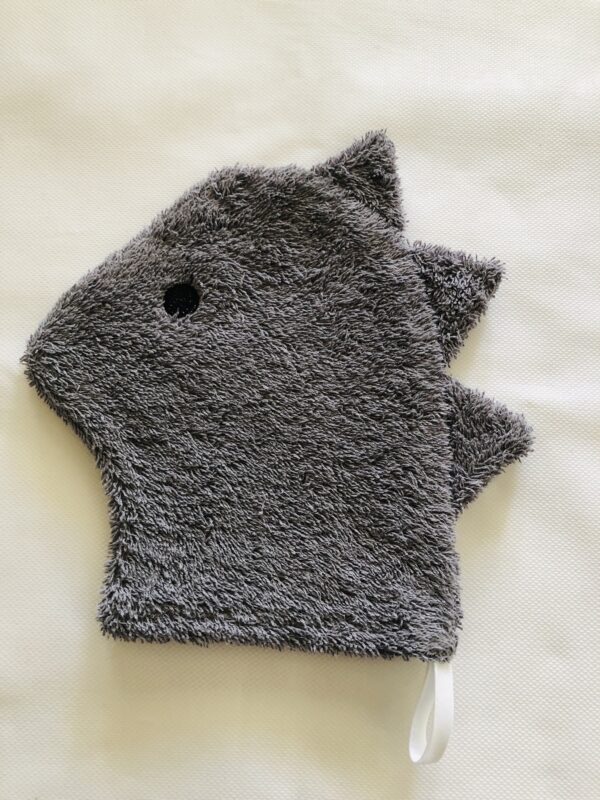 Waschhandschuh Drachen grau - Image 2