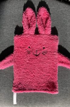 Waschhandschuh Bunny Pink
