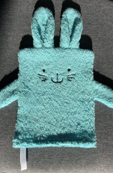 Waschhandschuh Bunny Blau