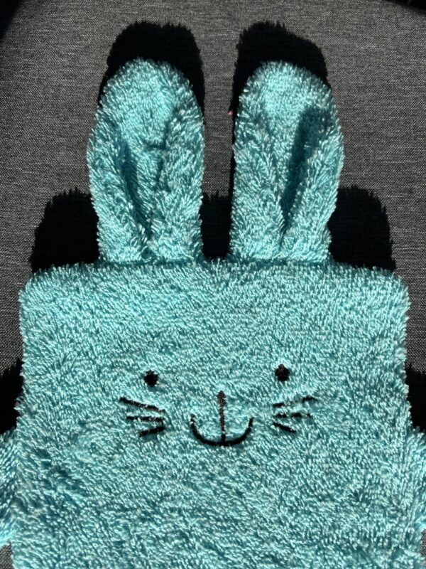 Waschhandschuh Bunny Blau - Image 2